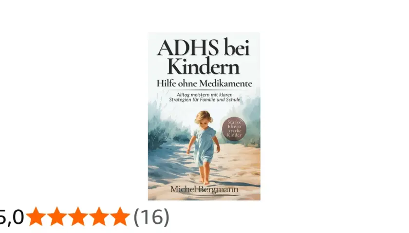 Buchcover: ADHS bei Kindern - Hilfe ohne Medikamente. Ein Kind läuft auf einem Weg. Bietet Strategien für Familie und Schule.