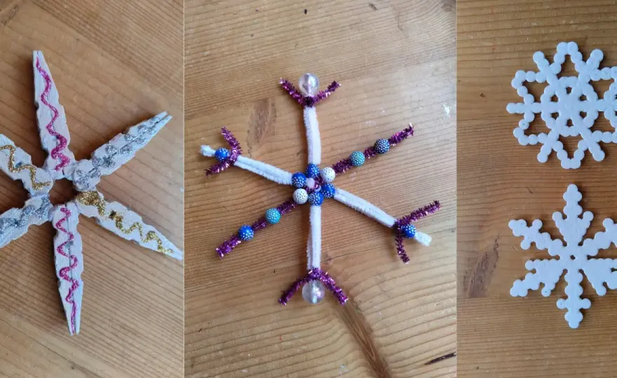 Schneeflocken basteln im Kindergarten - So gelingt's einfach!