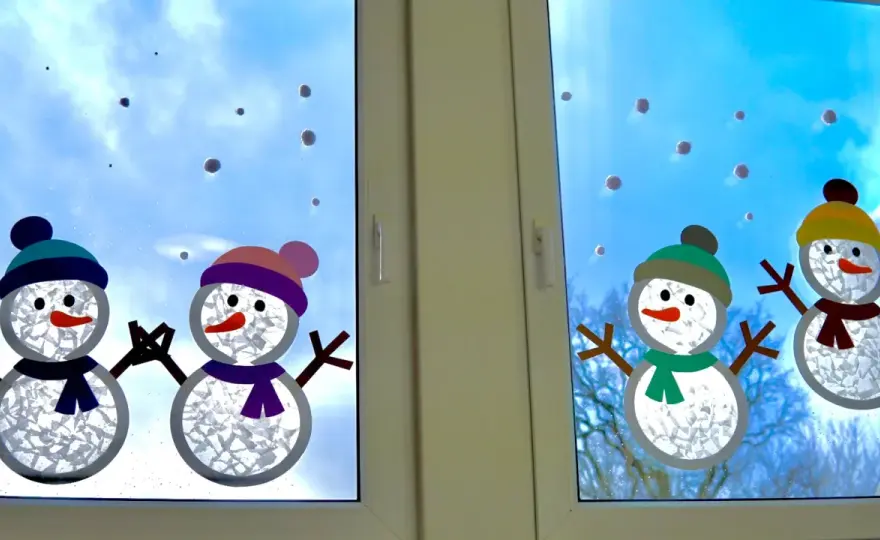 Fensterdeko mit Kindern basteln - Einfache Ideen & Tipps