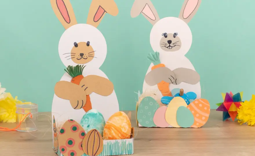 Osterhasen basteln - Einfache Ideen für Kinder & Gruppen