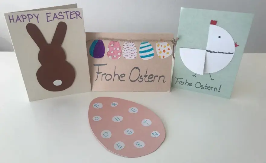 Osterkarten basteln - Einfache Ideen für einzigartige Grüße