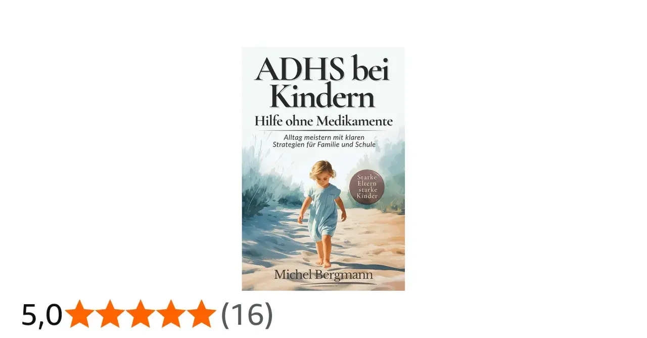 Buchcover: ADHS bei Kindern - Hilfe ohne Medikamente. Ein Kind läuft auf einem Weg. Bietet Strategien für Familie und Schule.